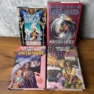 Mercedes Lackey & Larry Dixon 4 Hardcover Books Owlknight Owlflight 1st Edition